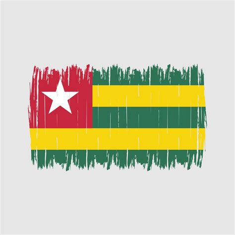 Togo Flag Brush 14668421 Vector Art at Vecteezy