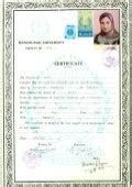 Matriculation Certificate