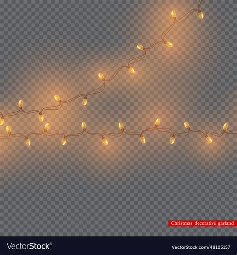 Christmas decorative garland Royalty Free Vector Image