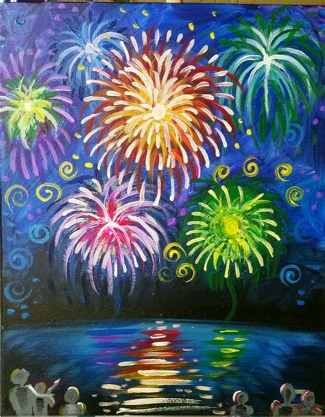 Pinterest | Fireworks art, Holiday art, Classroom art projects