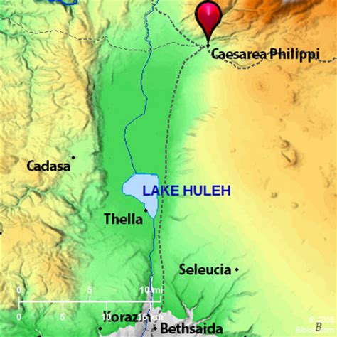 Bible Map: Caesarea Philippi