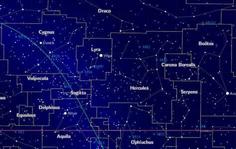 Map of the Constellations - In-The-Sky.org