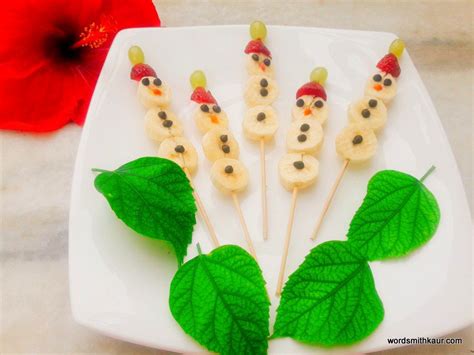 Wordsmith Kaur Christmas Fruit Skewers