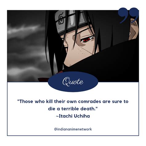 24 Amazing Quotes By Itachi Uchiha - Indian Anime Network