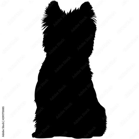 Cairn Terrier Silhouette Vector Stock Vector | Adobe Stock