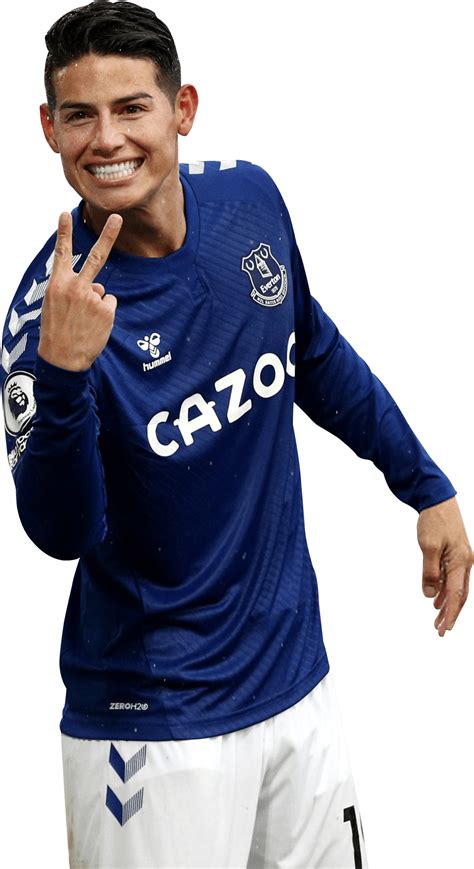 James Rodriguez Everton football render - FootyRenders