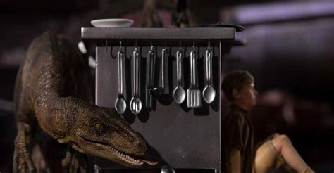 Iron Studios Unveil Incredible Jurassic Park Velociraptors in Kitchen ...