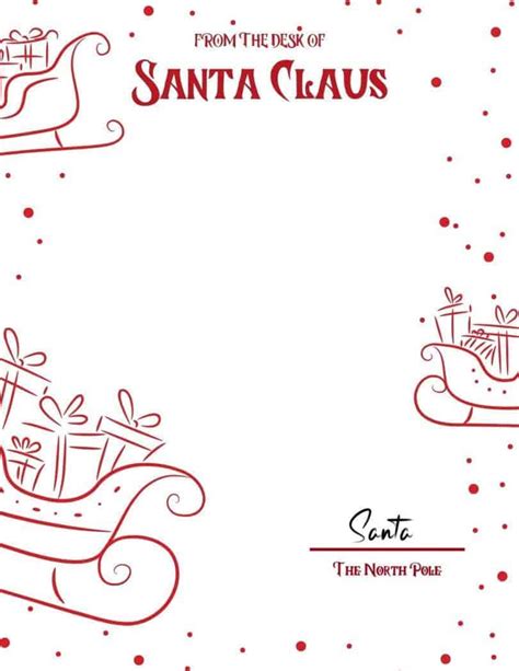 Letter from Santa | Free Printable Template - Troubleshooting Motherhood