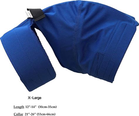 The Original No Flap Ear Wrap (XLarge, Blue): Amazon.ca: Pet Supplies