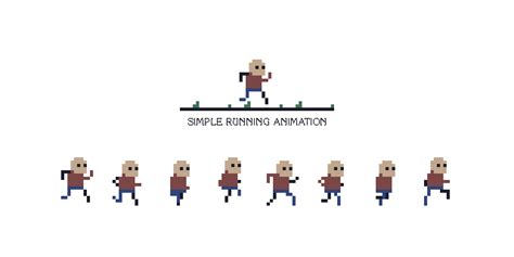 Simple Running Animation @ PixelJoint.com