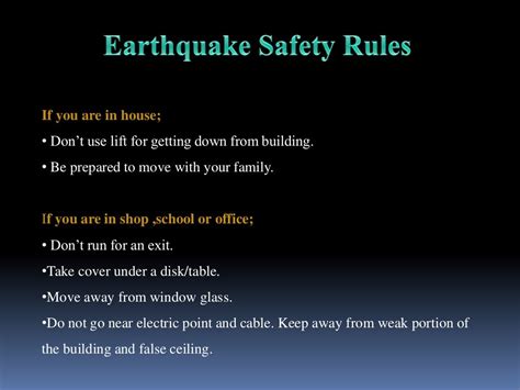 Earthquake ppt