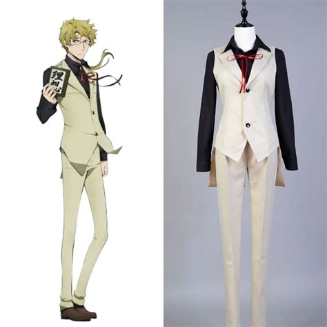 Bungo Stray Dogs cosplay Kunikida Doppo Costume Full Set Uniform Suit ...