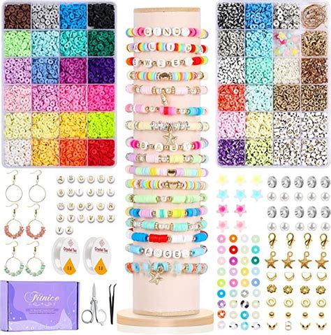 Clay Beads Bracelet Making Kit, 36 Colors Beads for Bracelets Making ...