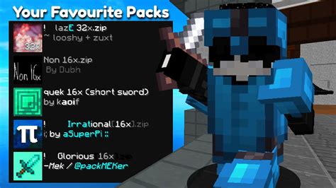 Using YOUR Favourite Hypixel Bedwars Texture Packs!! - YouTube