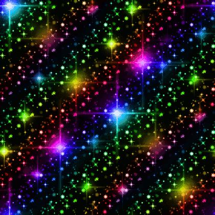 Rainbow Colors Glitter Background Pattern Starry Night Seamless ...