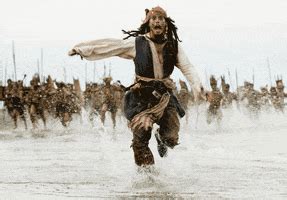 Captain Jack Sparrow Run GIFs - Find & Share on GIPHY