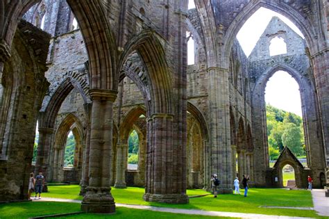 Catholicism and Beauty - The ruins of Tintern Abbey in Wales, Great...