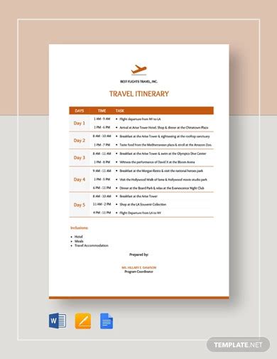 killoah.blogg.se - Travel itinerary template for word