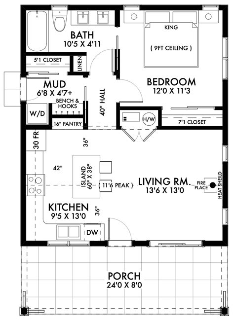 Small House Plans & Economical Floor Plans