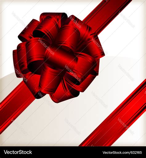 Ribbon bow Royalty Free Vector Image - VectorStock