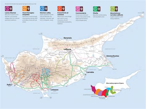 Wine routes map of Cyprus : r/europe