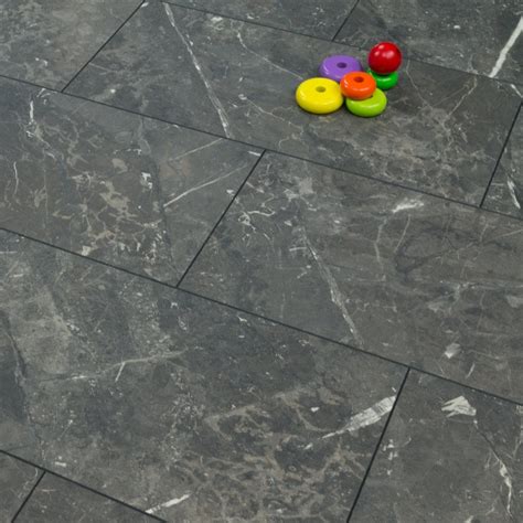 Black Granite Tile Effect Laminate Flooring | Free Samples