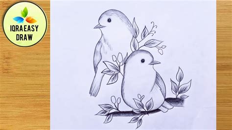 Share 77+ sketch of two birds best - seven.edu.vn