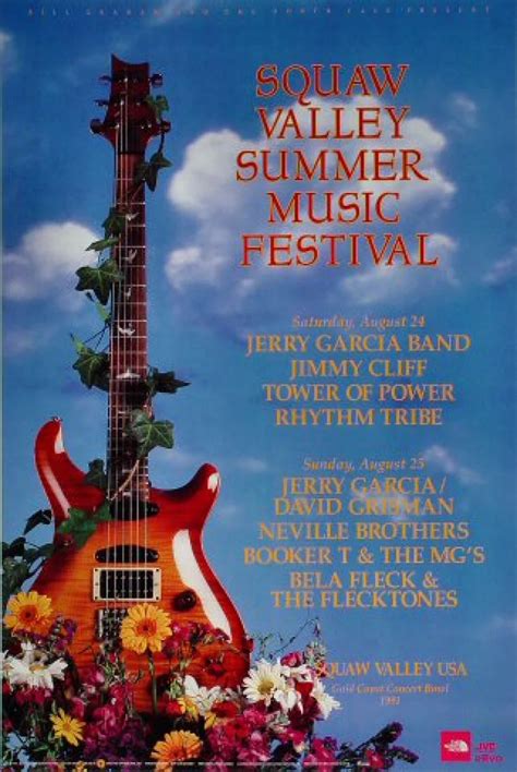 Squaw Valley Summer Music Festival Vintage Concert Poster from Squaw ...