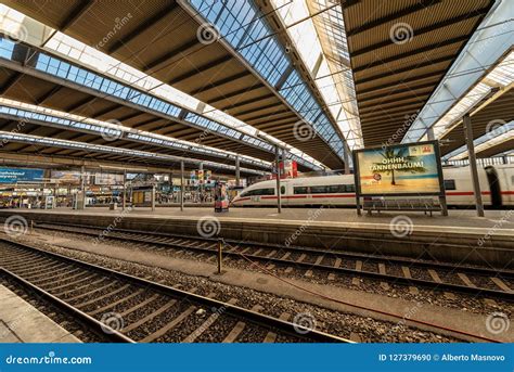 Munchen Hauptbahnhof - Central Train Station in Munich Editorial Image ...