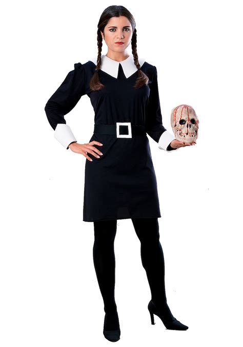 Wednesday Addams Costume for Women | Addams Family Halloween Costumes