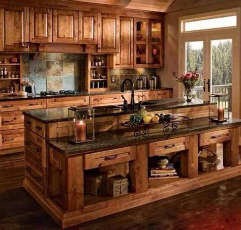 wooden-country-kitchen-design