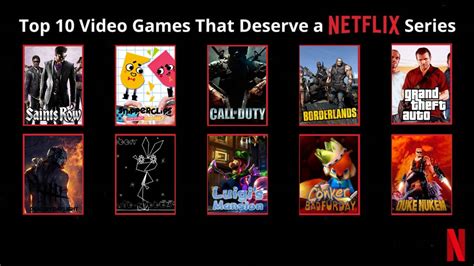 My Top 10 Video Games Deserve a Netflix Series by gamerliampro on ...