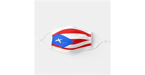 Puerto Rico flag custom Cloth Face Mask | Zazzle.com