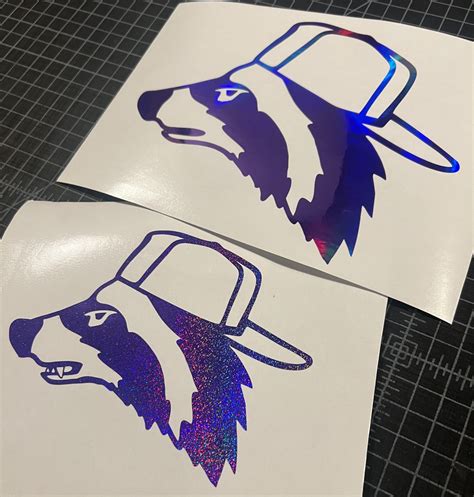 Racoon Head With Hat Decals – Bad Bass Designs