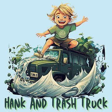 "Trash Truck Netflix, Hank and Trash Truck" Throw Blanket for Sale by ...