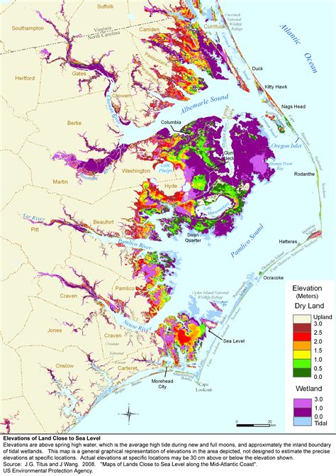 Elevation Map Of North Carolina - Maping Resources