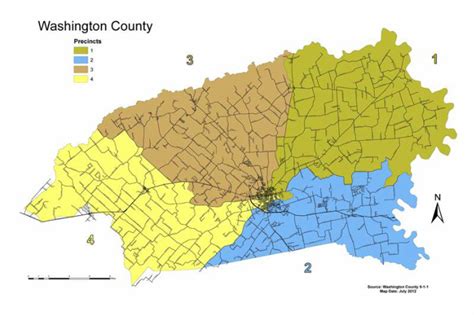 County Patrol Map - Washington County Texas Sheriff's Office