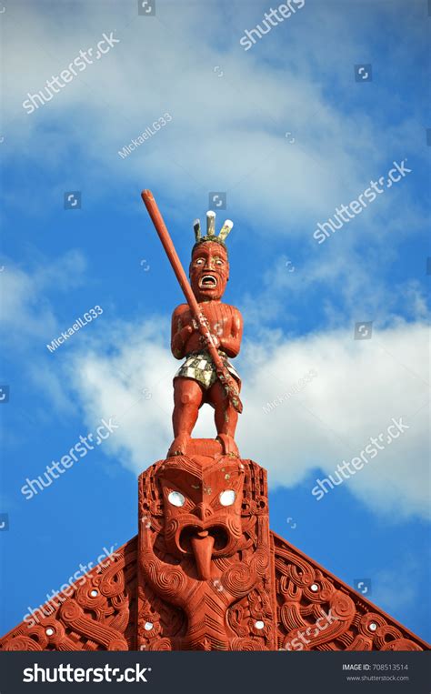 Maori Traditional Art On New Zealand Stock Photo 708513514 | Shutterstock