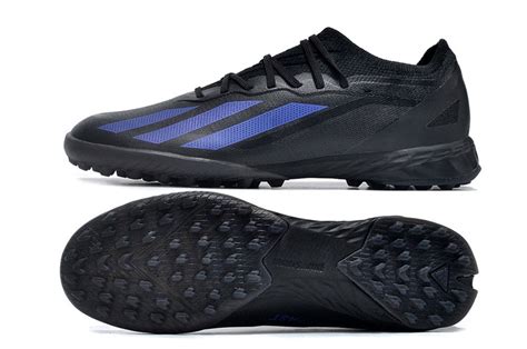 Adidas X CrazyFast.1 TF Turf Soccer Cleats Nightstrike - Core Black