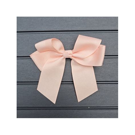 Let's Get Crafty Wholesale - Hair Bow/Ribbon with Clip - Gold Rose