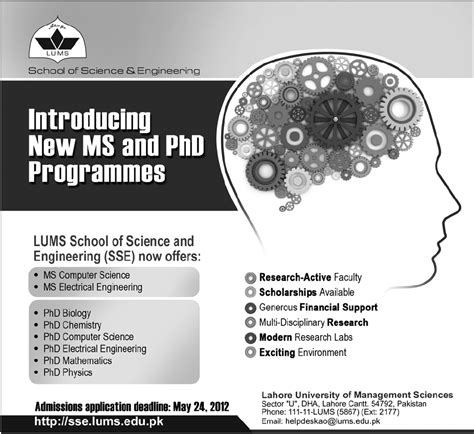 LUMS University Islamabad Admissions 2014