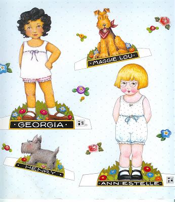 Hazelruthes's: Mary Engelbreit Paper Doll Calendars