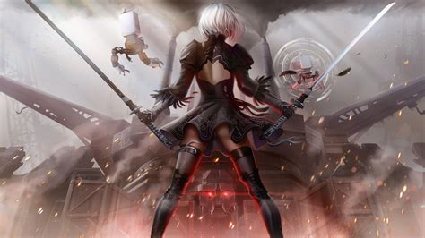 1920x1080 2B NieR Automata Art Laptop Full HD 1080P ,HD 4k Wallpapers ...