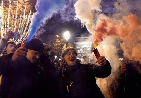 In Pics: Paris Celebration After France Storms Into World Cup Final ...