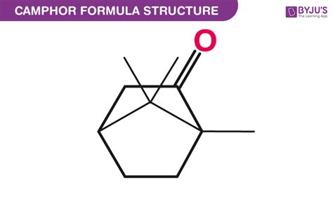 Camphor Formula - Chemical Formula, Structure, Properties And Uses