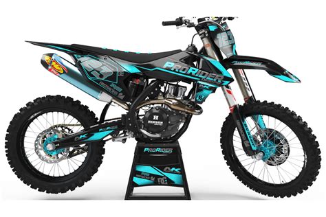 Custom dirt bike Graphics kit KAWASAKI PRO RIDER DESIGN CA34X | custom ...