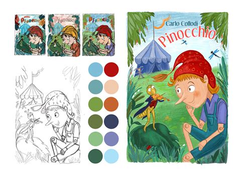 Pinocchio Children's Book Illustration :: Behance