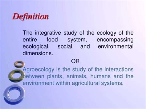 Agroecology