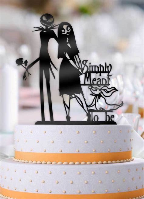 Jack And Sally Wedding Cake Topper - Avera