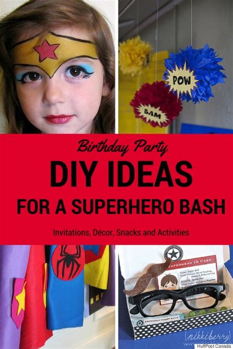 Superhero Birthday Party: DIY Ideas For A Marvel-ous Bash